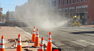 Craghead Street milling and paving